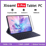 2024 NEW Pad 6 Pro Android Tablet PC Android12  16GB 1TB 5G Dual SIM Phone Call GPS Bluetooth WiFi Google Tablette PC Mi Tab