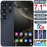 Cheap 5G Smartphone S24 Ultra Global Edition 22GB+2TB 10000MAH 108+204MP Android 13.0 4G/5G Network Dual SIM